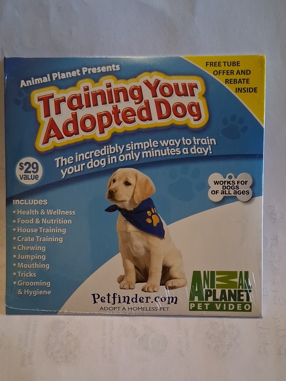 Animal Planet 'Training Your Adopted Dog' Pet Training DVD